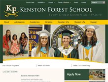 Tablet Screenshot of kenston.org